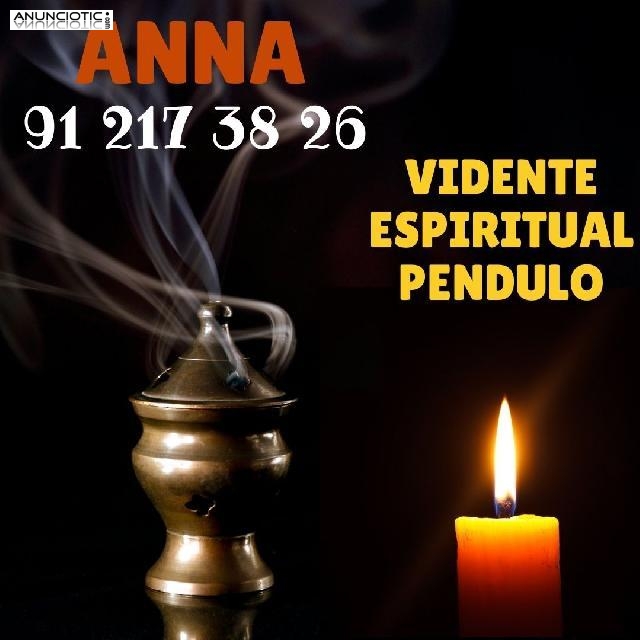 ANNA VIDENTE ESPIRITUAL Y PÉNDULO