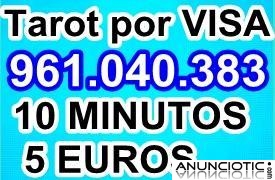 TAROT por VISA Jesus Santos 10 minutos 5 euros 961.040.383