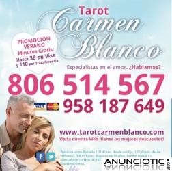 &#9829; TAROT AMOR CARMEN BLANCO 958 187 649 &#9829;