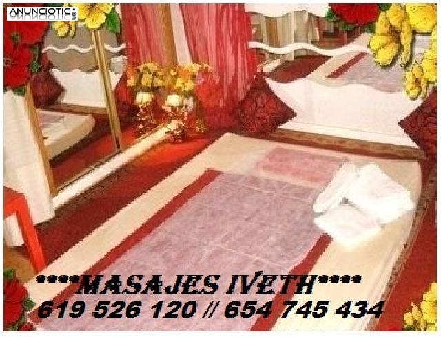 ****MASAJES IVETH****MASAJE+ DOBLE RELAX RELAX TOTAL