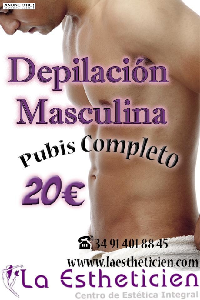 Depilación masculina Pubis completo 20