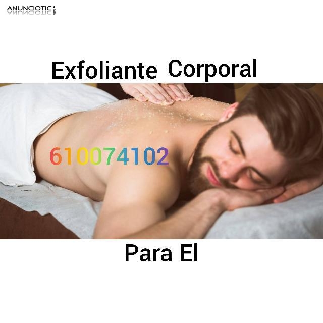 Exfoliación corporal y masajes domicilios