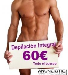 ¡¡¡Depilación Integral Masculina con Cera por 60Euros!!!