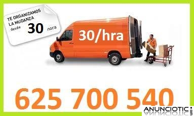 PORTES EN ALUCHE (TE MUDAS?)  62.570.05.40 TRANSPORTE POR HORAS