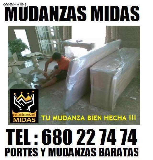 Mudanzas y portes Madrid 680227474 Portes Midas