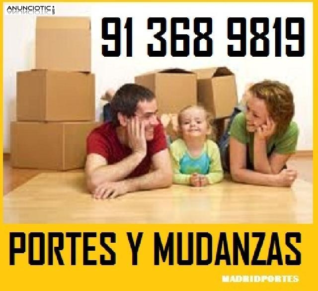 MUDANZAS(VEHICULOS AMPLIOS) 91::36-89-819 EN FUENCARRAL,EL PARDO