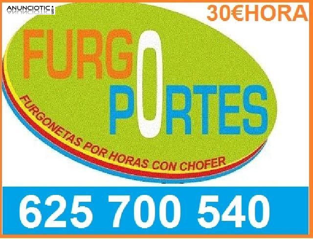 Alquiler de furgones por hora(6257:00/540) chamartin