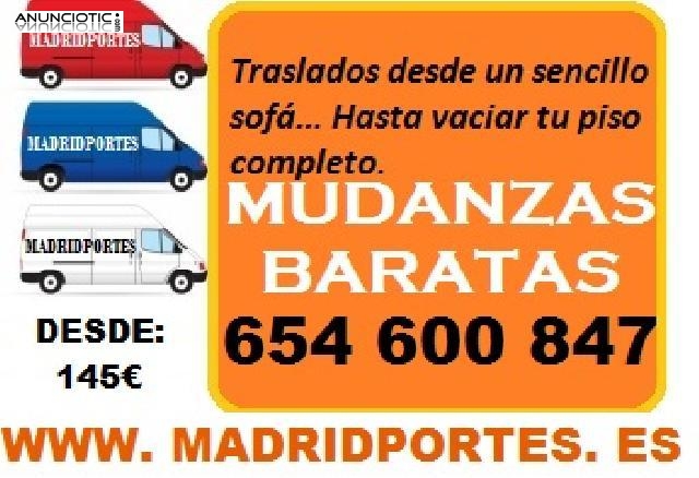 LOW COST:Mudanzas- Portes 65::46008x47 En Fuencarral