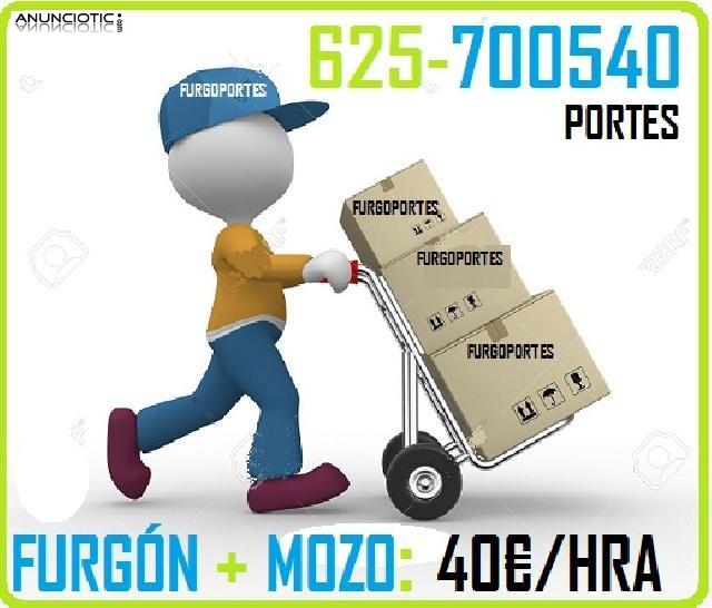 MUDANZAS 625·700:540*EN HORTALEZA (PORTES/MADRID)