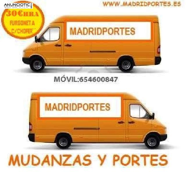 ANUNCIOS: MINI MUDANZAS CANAPES,BULTOS,,Y PORTES MADRID 