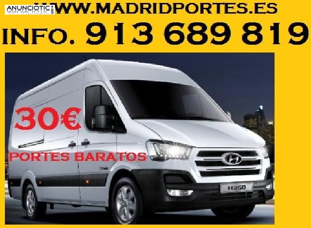 MINIMUDANZAS Y MUDANZAS OFERTAS!91-36-89-819 PORTES EN ALCORCON