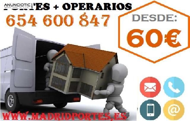 Aprovecha!portes ofertas 65(4)60(08)47baratos arganzuela/mudanzas parla