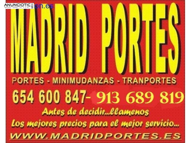 FLETES//LOW COST *6546OO/847 PORTES BARATOS EN LEGANES/MAJADAHONDA