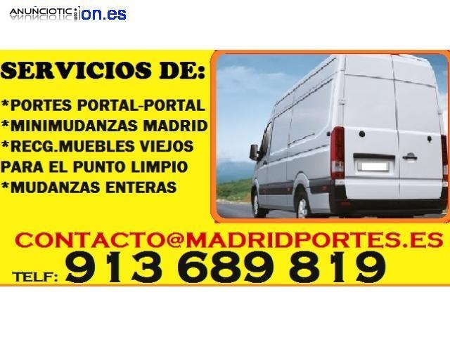 Busco mudanzas seguras /913-68xx9819 portes en madrid