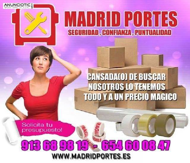 PORTES BARATOS 65=46OO847VENTA DE CAJAS-EN CARABANCHEL