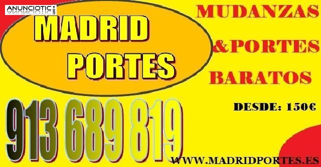 OFERTAS(5-25 CADA MES)65X46OO847 PORTES Y MUDANZAS MADRID
