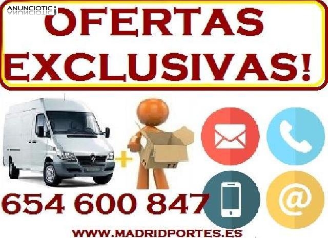 TRANSPORTES EN ZONA LAS ROZAS 6+54(60)0847 PORTES BARATOS