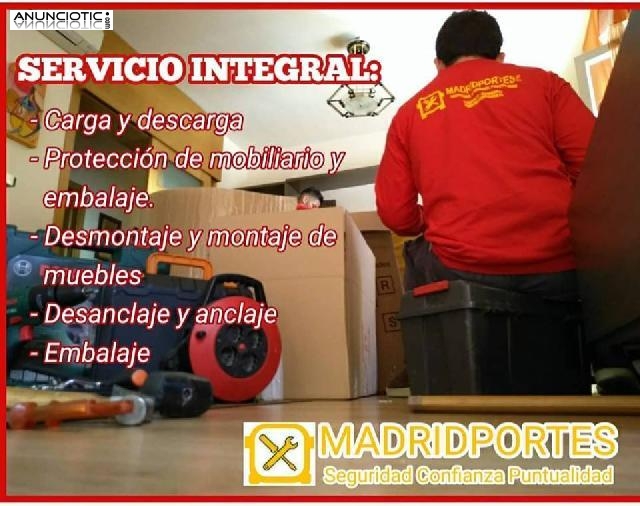 MUDANZAS MADRID CON AÑOS DE EXPERIENCIA 