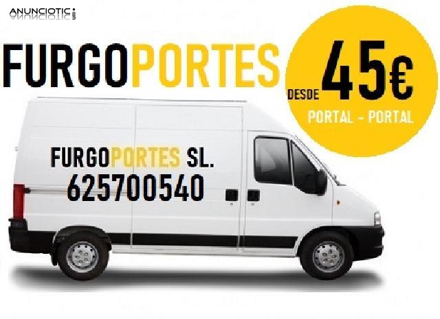 Portes baratos Alcorcón: 625700540(=Tu Mudanza=)