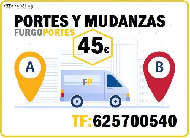 Carga+descarga al FURGOPORTES (rPortes en Pinto)