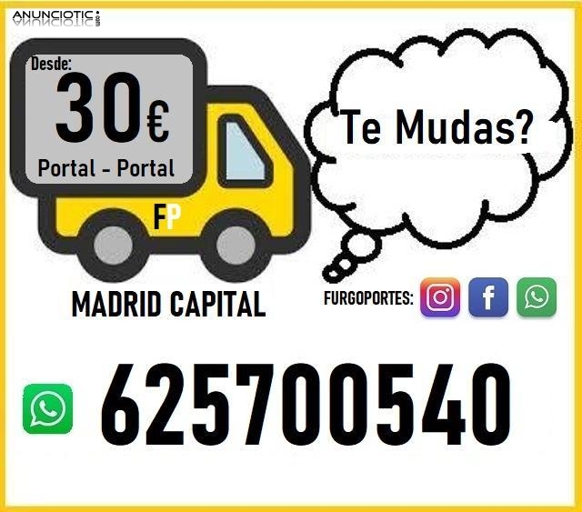 Portes Madrid + Mudanzas Baratas... 625700(540)   