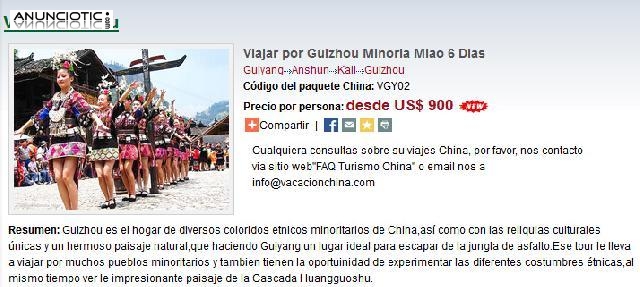  Viajar por Guizhou Minoria Miao 6 Dias 