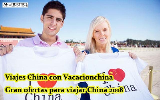 Gran ofertas para Viajar China 2018 con Vacacionchina