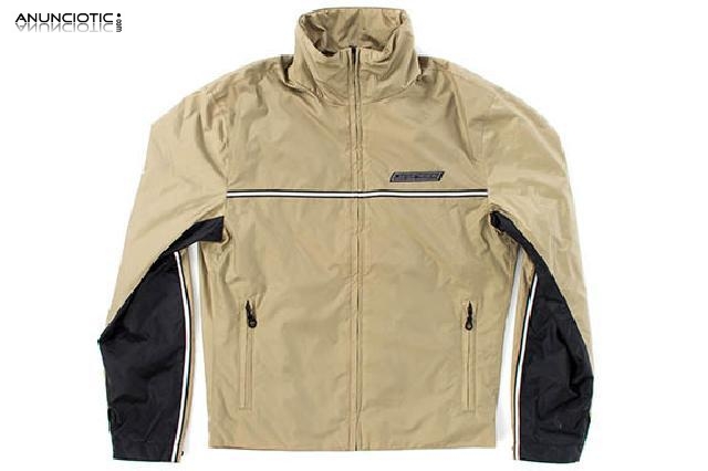 Chaqueta-chubasquero dainese unisex, talla m, color caqui.