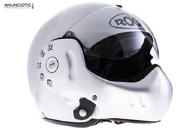 Casco abatible roof boxer talla m color plata