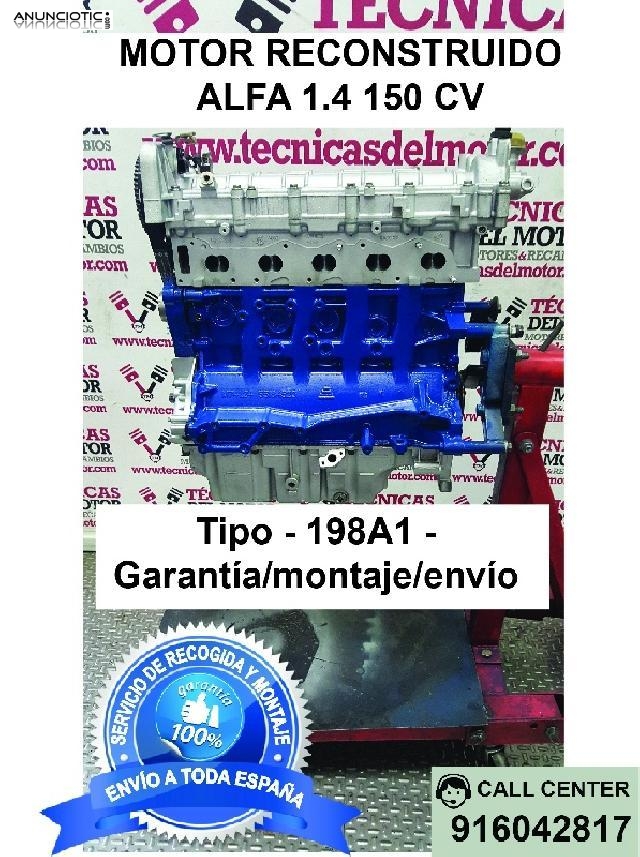 MOTOR ALFA ROMEO 1.  4 150CV 198A1. 000