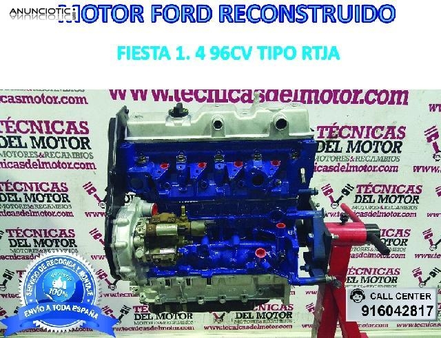 Motor ford fiesta 1 4 96cv tipo rtja