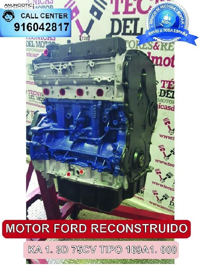 Motor ford ka 1 3d 75cv tipo 169a1 000