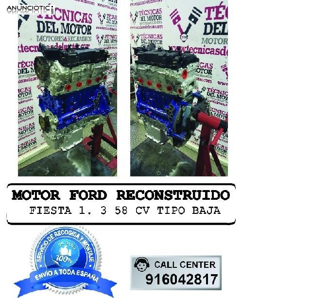 Motor ford fiesta 1 3 58 cv tipo baja