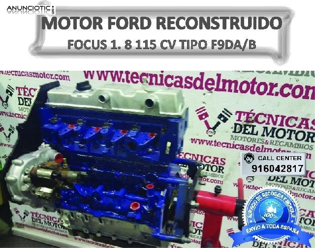 Motor ford focus 1 8 115 cv tipo f9da/b