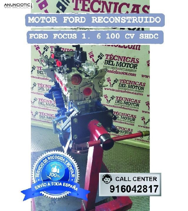 Motor ford focus 1 6 100 cv shdc