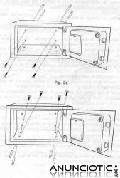 CAJA FUERTE CAUDALES ELECTRÓNICA PROGRAMABLE EMPOTRABLE