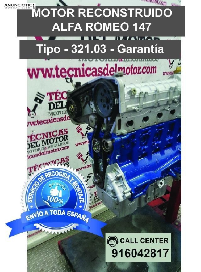 Motor alfa romeo 147 1 6 120cv 321 03