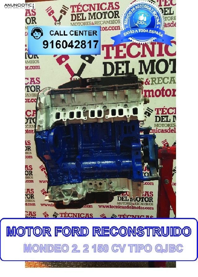 Motor ford mondeo 2 2 150 cv tipo qjbc