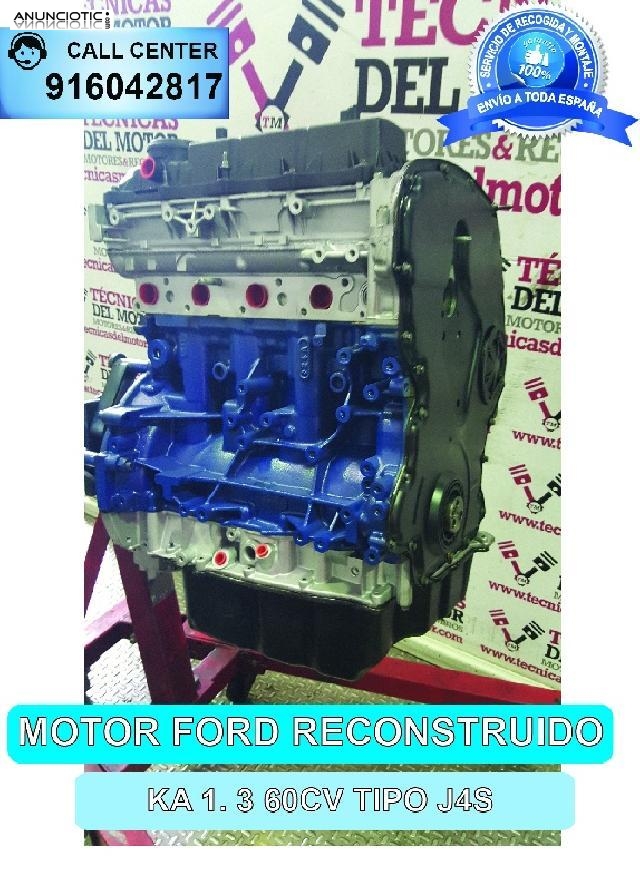 Motor ford ka 1 3 60cv tipo j4s