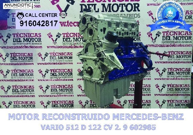 MOTOR MB VARIO 512 D 122 CV 2. 9 602985