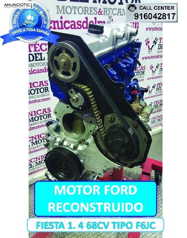 Motor ford fiesta 1 4 68cv tipo f6jc