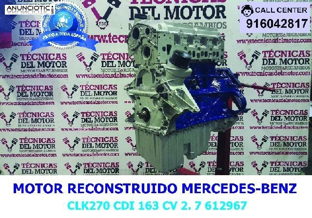 MOTOR MB CLK270 CDI 163 CV 2. 7 612967