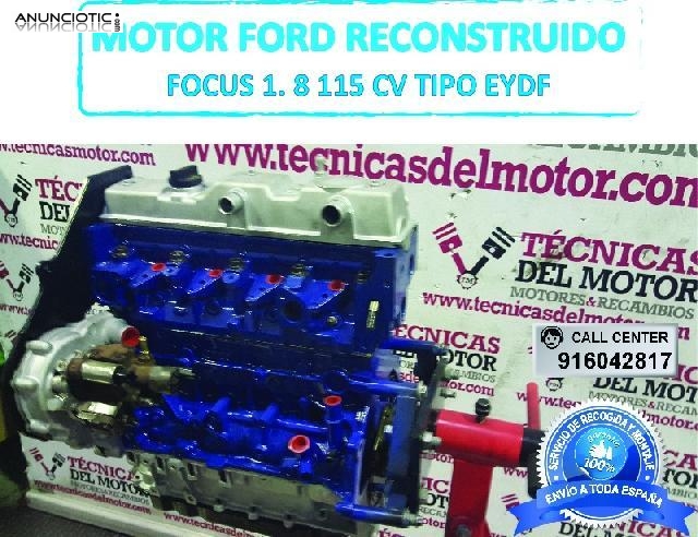 Motor ford focus 1 8 115 cv tipo eydf