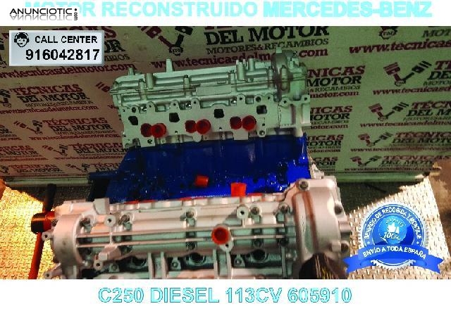 MOTOR MERCEDES C250 DIESEL 113CV 605910