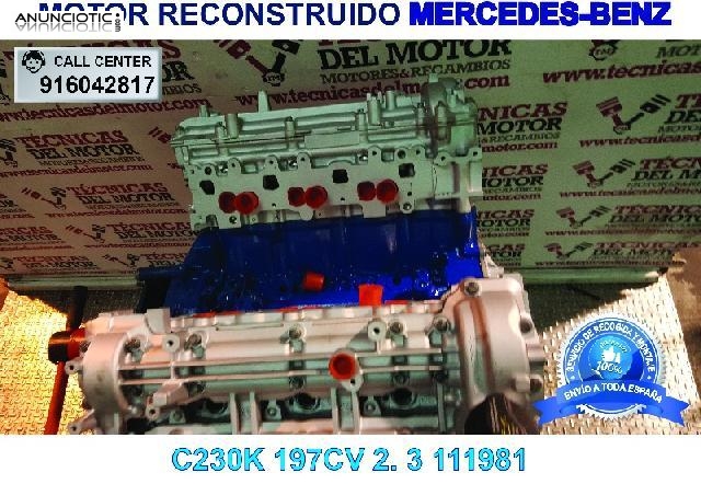 MOTOR MERCEDES C230K 197CV 2. 3 111981