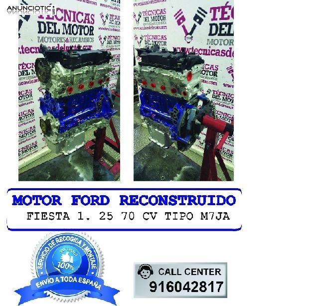 Motor ford fiesta 1 25 70 cv tipo m7ja