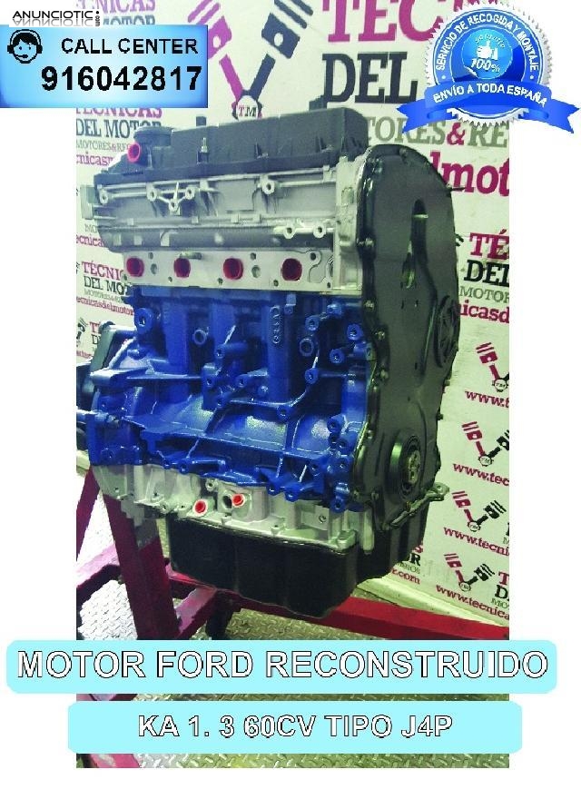 Motor ford ka 1 3 60cv tipo j4p