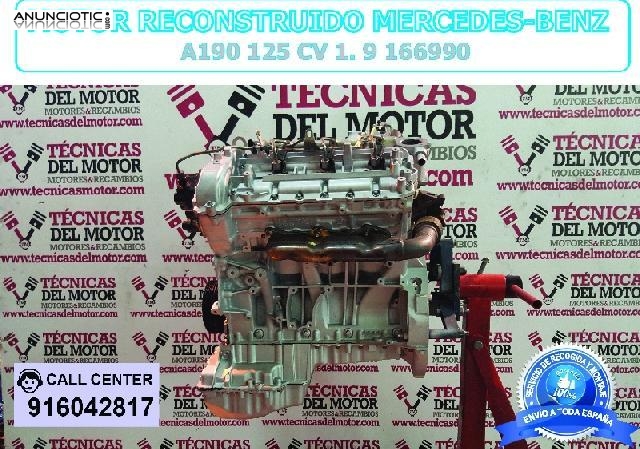 MOTOR MERCEDES A190 125 CV 1. 9 166990