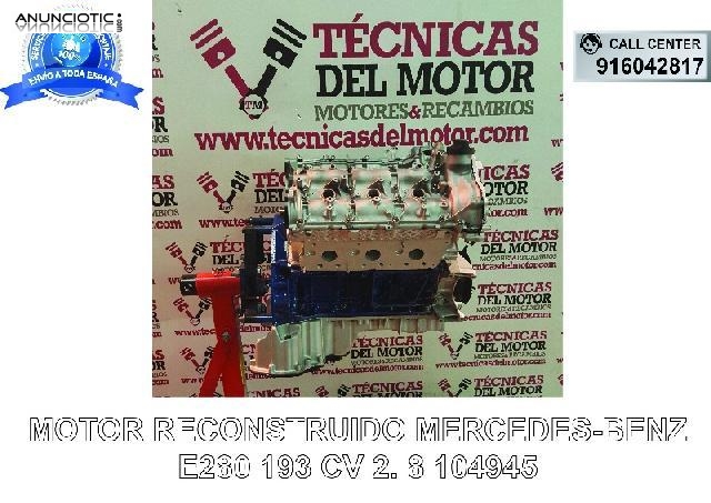 MOTOR MERCEDES E280 193 CV 2. 8 104945