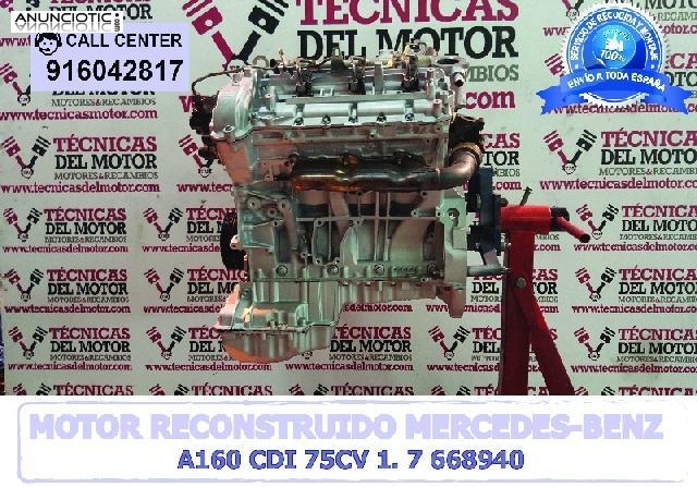 MOTOR MERCEDES A160 CDI 75CV 1. 7 668940